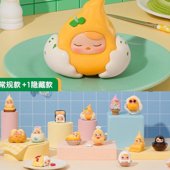 PUCKY Egg Beanie Series กล่องตาบอด