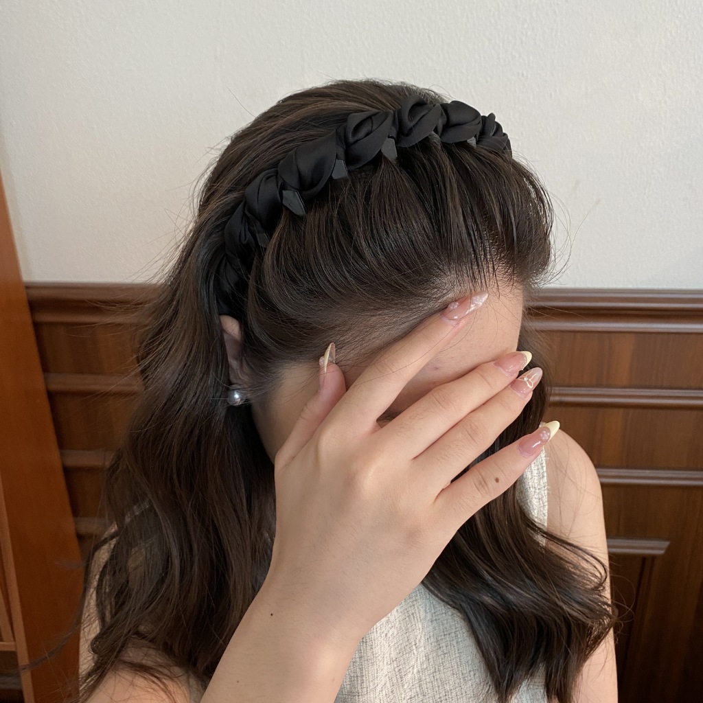 ที่คาดผมหรูหราจากยางยืดหยุ่น สำหรับปรับทรงผมและเพิ่มความสวยงาม - รูปที่ 6