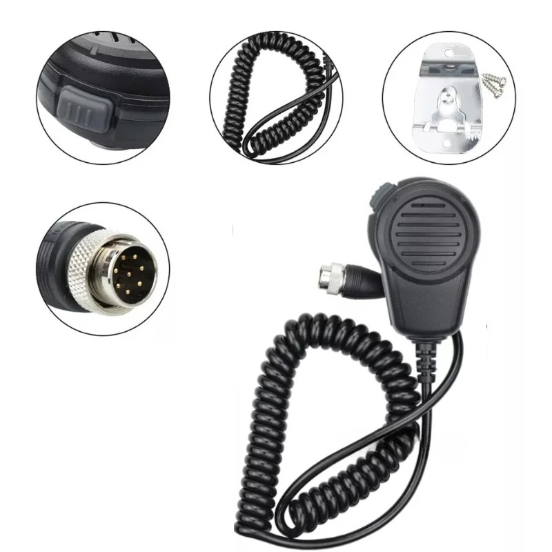 ICOM HM-180 มือถือ PTT Mic HM180 ไมโครโฟนลําโพงสําหรับ IC-M700 IC-M710 IC-M700PRO IC-M600 SSB วิทยุเ