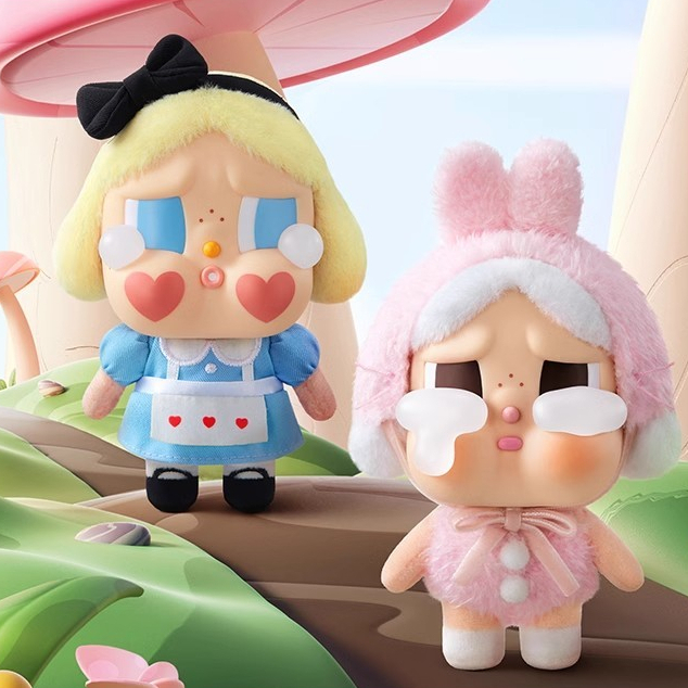 CRYBABY Crying Again Series Vinly Face Plush Blind Box Tears Factory พวงกุญแจ