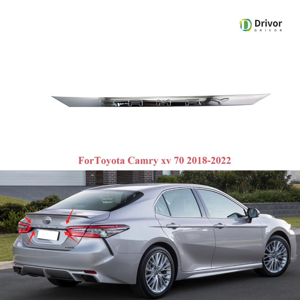 Toyota Camry xv70 2018 - 2022 ฝาครอบด้านหลัง Trim อุปกรณ์ตกแต่งรถยนต์