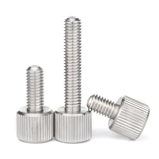 M2-M8 Knurled มือกระชับแบนรอบหัวสกรู Bolt Thumb สกรู 304 สแตนเลสมือกระชับปรับสลักเกลียว M2.5 M3 M4 M5 M6