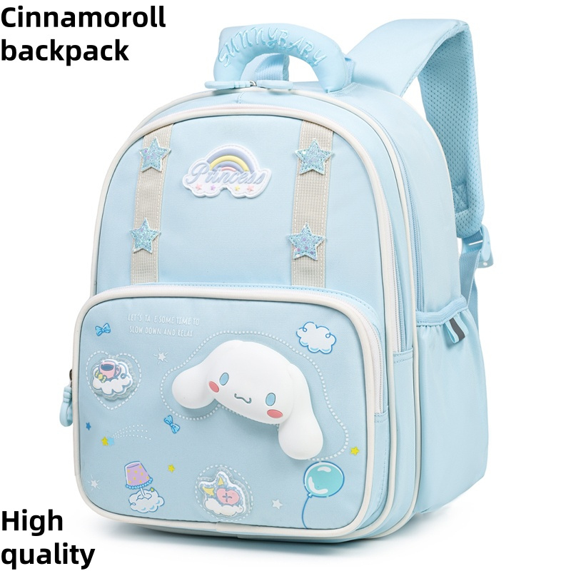 กระเป๋าเป้ Kuromi และ Melody สไตล์นักเรียนสำหรับเด็กผู้หญิง พร้อมลาย Cinnamoroll และ Pochacco ราคา ถูกที่สุด ดีลบีเคเค แกลเลอรีภาพที่ 3