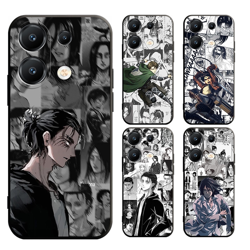Xiaomi POCO X6 X6 Pro F5 M5s X5 F4 C65 GT PRO 5G Attack On Titan Casing Soft Case Cover