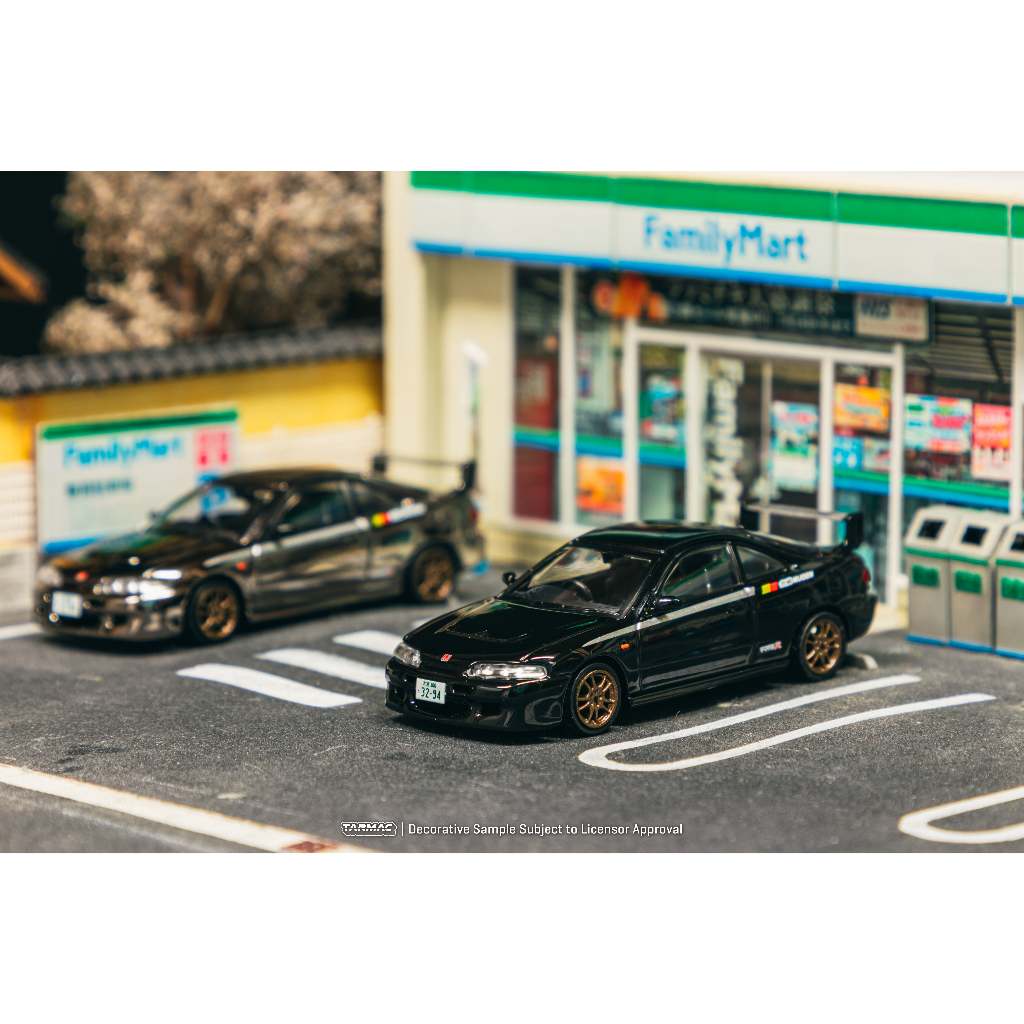 Tarmac Works 1/64 Honda Integra TYPE R DC2 MUGEN Starlight Black Pearl - สมาชิก TWOC Only Model - GL