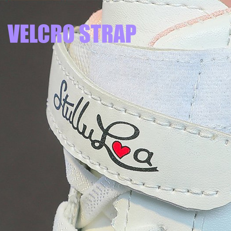 [Local Shipping]รองเท้ากีฬาเด็กสีขาว สำหรับเด็กอายุ 6-12ปีด้านยางกันลื่น ระบายอากาศได้ดี เด็กผู้หญิง - รูปที่ 6