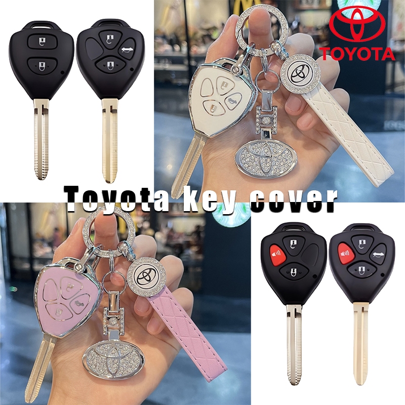 เคสกุญแจอัจฉริยะรถยนต์ Toyota เหมาะสําหรับ Toyota Fortuner/vigo/innova/altis/camry/hilux ฝาครอบกุญแจรีโมทรถยนต์