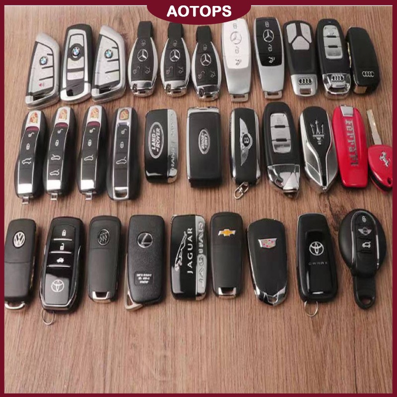 AOTOPS พร้อมส่ง กุญแจรีโมทกุญแจ Mercedes-Benz ใหม่ BMW Audi Maserati Volkswagen Bentley Porsche แบบจำลองการ