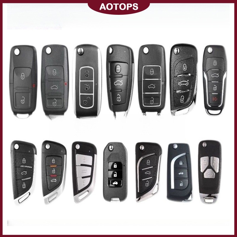 AOTOPS 【ไทยส่ง】กุญแจพับ Ford Escape แบบ 2 3 4ปุ่ม พร้อมโลโก้