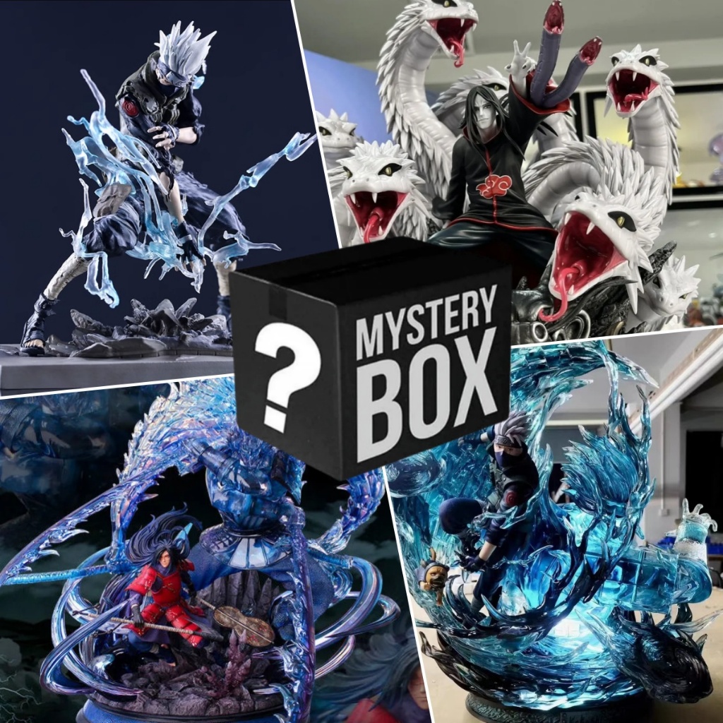 Naruto Figure Sasuke Hashirama Madara Kakashi Pain Sakura Figure Doll Lucky Bag Mystery Box Doll Fig