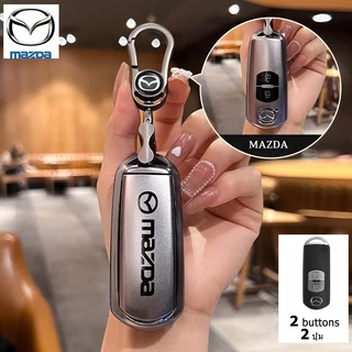 2014-2019 Mazda 2 Mazda 3/6 CX3 CX5 ฝาครอบกุญแจรถ CX7 CX8 CX9 Mazda 5 CX30 MX5 BT50 Skyactiv Demio Alexa Atenza รถรีโมทกุญแจกรณี