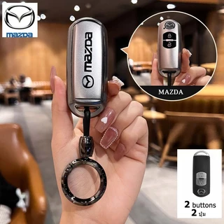 2014-2019 Mazda 2 Mazda 3/6 CX3 CX5 ฝาครอบกุญแจรถ CX7 CX8 CX9 Mazda 5 CX30 MX5 BT50 Skyactiv Demio Alexa Atenza รถรีโมทกุญแจกรณี