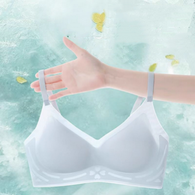 Umi บราสายเดี่ยว M-2XL ไร้โครง ผ้าเย็น ไร้รอยต่อ ยกกระชับ ทรงสวย ใส่สบาย ปรับสายได้ ฟองน้ำระบายอากาศ
