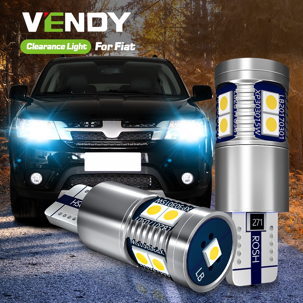 2x ไฟ LED ที่จอดรถ Canbus W5W T10 สําหรับ Fiat 124 Spider Bravo Ducato Fiero Freemont Grande Punto I