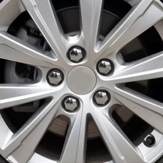 รถล้อ Nut Caps ป้องกันครอบคลุมหมวก Anti-Rust Auto Hub สกรูฝาครอบรถ Tyre Nut Bolt ตกแต่งภายนอก 17/19/21 มม.20 ชิ้น