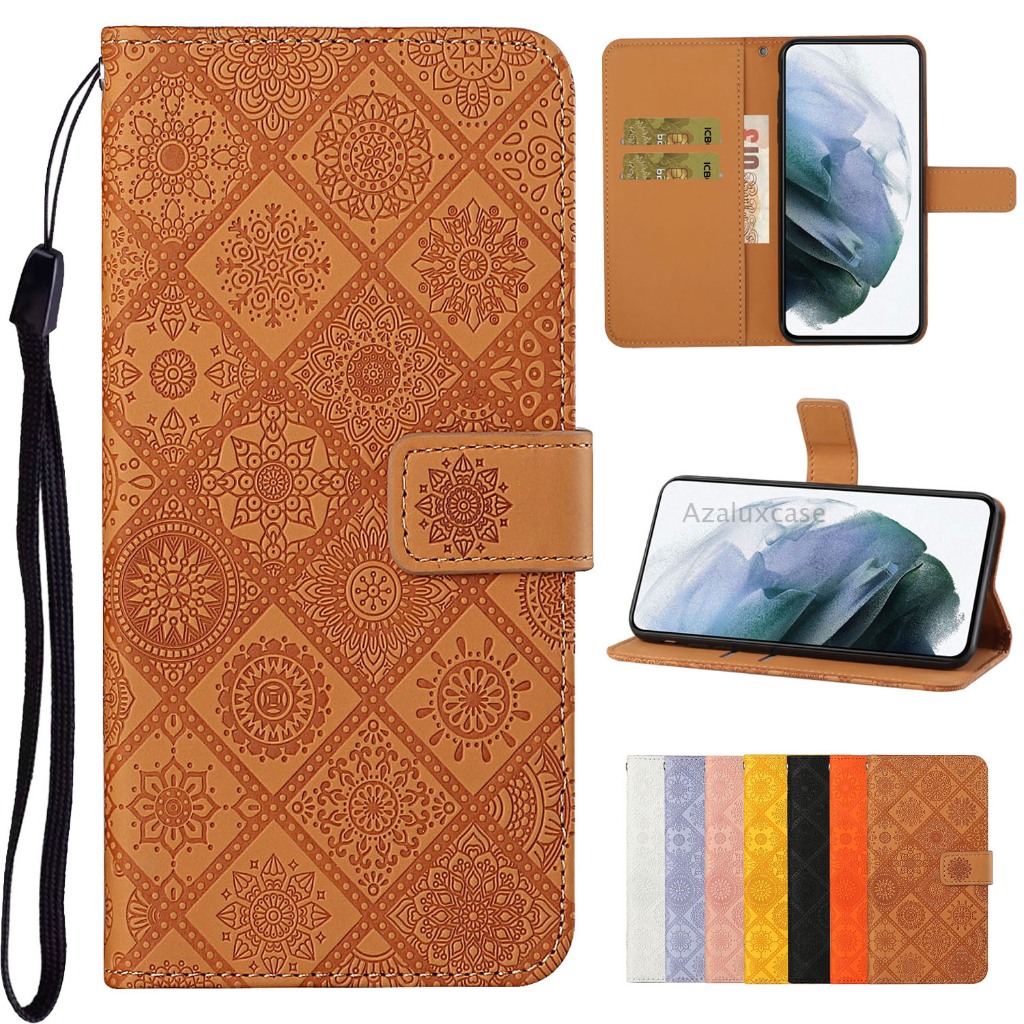 SAMSUNG ชาติพันธุ์ความดันลมดอกไม้สําหรับSamsung Galaxy A54 A34 A24 A25 S23FE A15 AO5S S24 Plus Ultra