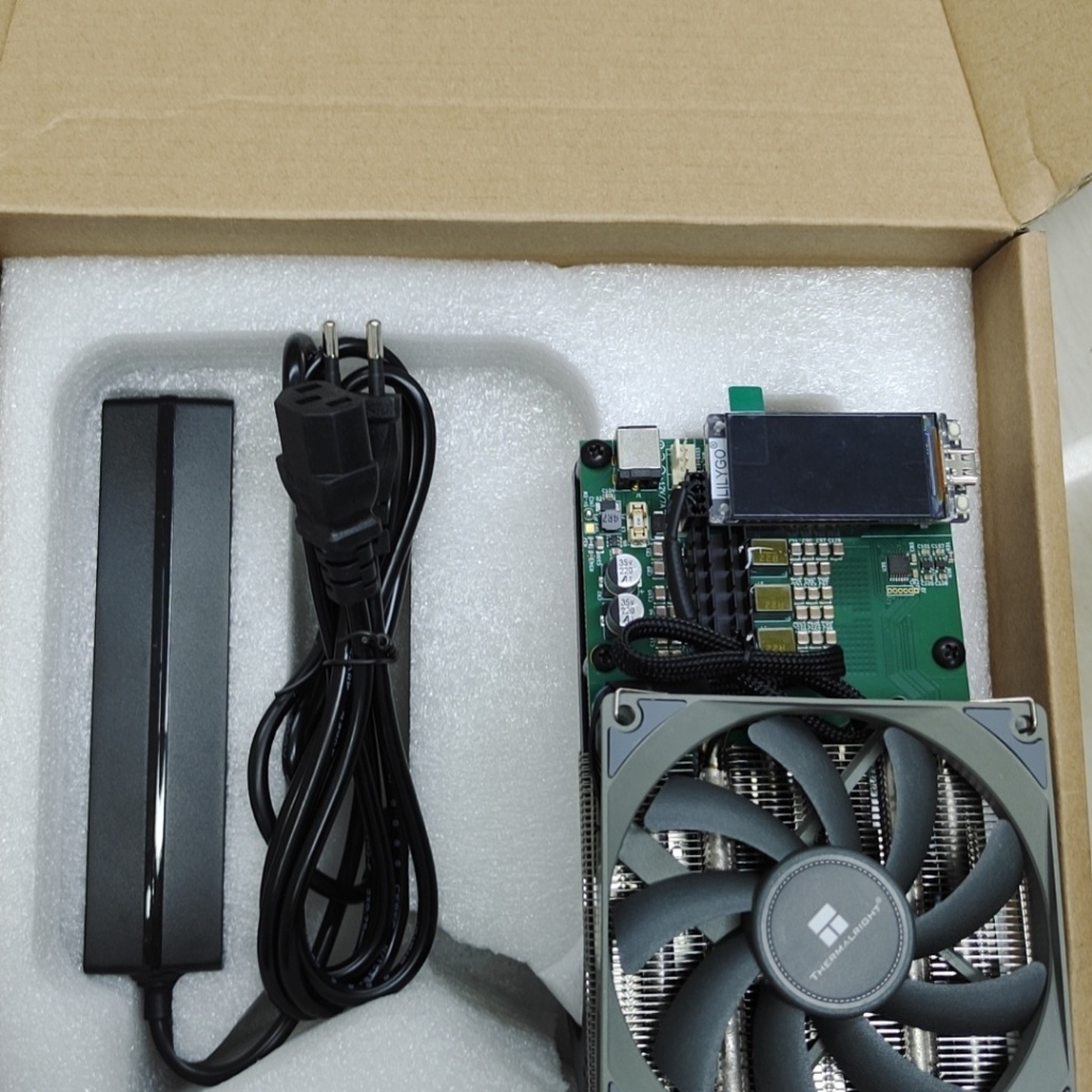 Lotto Mining Machine NerdQaxe++ 901 4.8TH/S 95w BTC Household Air Cooling