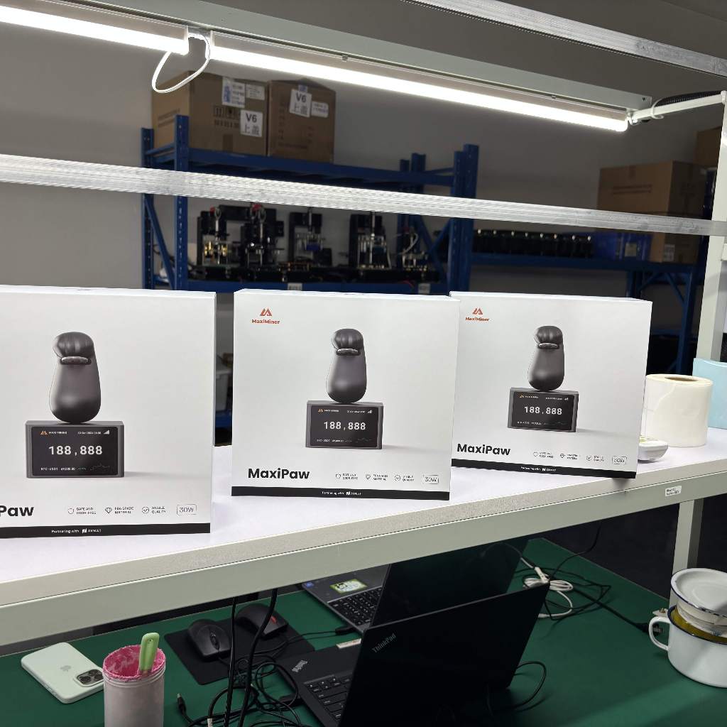 Lotto Mining Machine-Lucky Cat-Maxipaw-Bitcoin Display-เครื่องหวย Miner-Lotto อิสระ