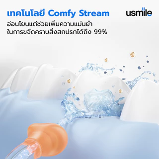 【Teeth Cleaning Combo】 usmile ไหมขัดฟันพลังน้ำ C10 +แปรงสีฟันไฟฟ้า P10 แปรงสีฟัน อัลตราโซนิก สําหรับผู้ใหญ่ 1 ปี