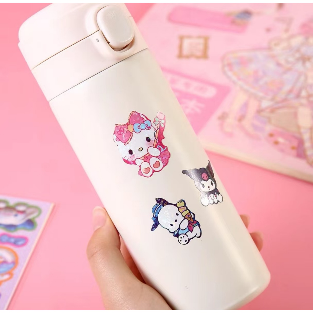 Sanrio สติกเกอร์เรนโบว์สะท้อนแสงสติกเกอร์ไดอารี่สวยหรู - รูปที่ 5