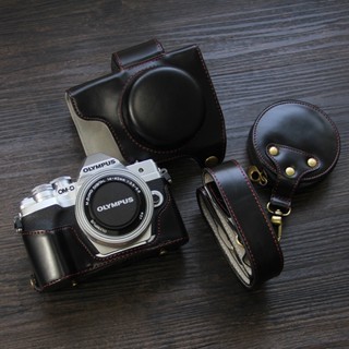 สําหรับ Olympus EM10IV EM10 Mark IV 14-42 มม.เลนส์ Olympus EM10IV EM10 Mark IV หรูหราหนังกล้องกระเป๋