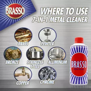 Brasso บรัสโซ 400ml ขัดทองเหลืองเงาวาวในครั้งเดียว!บรัสโซ บัสโซ
