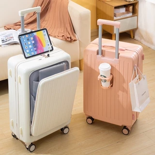 กระเป๋าเดินทางล้อลาก ชาร์จ USB 20/26นิ้ว กระเป๋าเดินทาง Baggage Luggage กระเป๋าล้อลาก