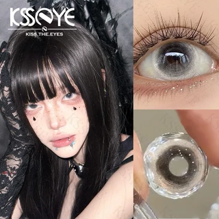 เกรด 0~-8.00KSSEYE คอนแทคเลนส์คอสเพลย์ฮาโลวีน White eye Makeup 14.5MM Kuro Mime Softlens คอนแทคเลนส์สี 1 ปีใช้