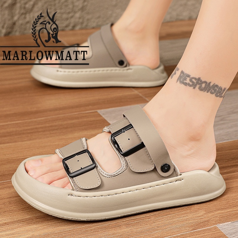 Marlowmatt شبشب رجالي سميك مقاوم للماء — صورة 6