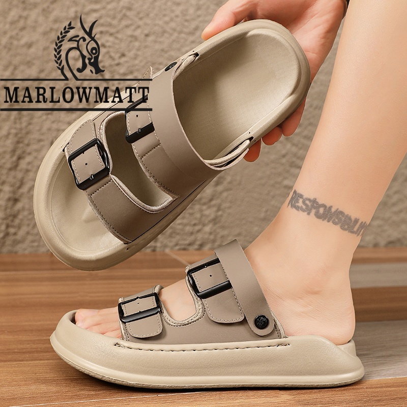 Marlowmatt شبشب رجالي سميك مقاوم للماء — صورة 2