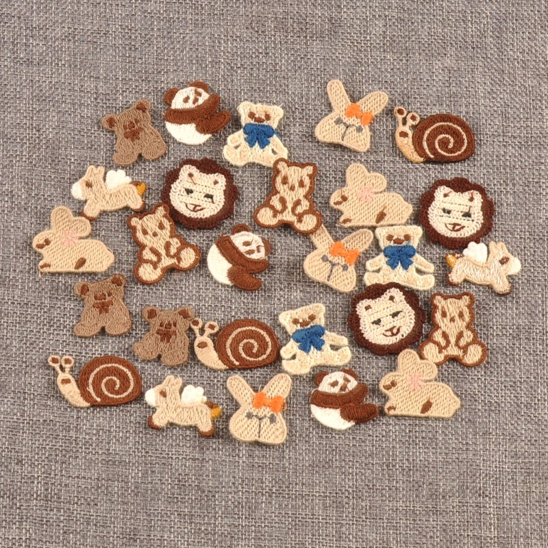 แพทช์ applique สัตว์น่ารัก ขนาด 2-3.5 ซม. สำหรับทำเอง เสื้อผ้า และกระเป๋า