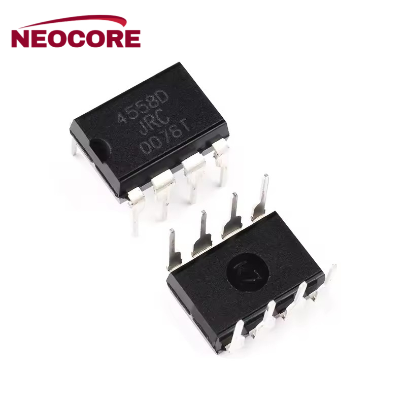 10 ชิ้น/ล็อต 4558D DIP8 RC4558P JRC4558D DIP RC4558 4558 JRC4558 DIP-8 ใหม่คุณภาพดี Chipset