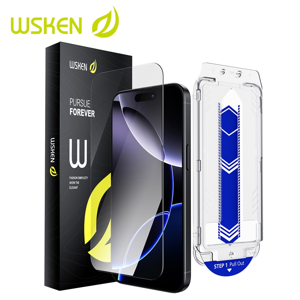 【 1 pcs】WSKEN for ไอโฟน 17promax ฟิล์ม iPhone 16Pro ฟิล์มกันรอยกระจกนิรภัย ไม่มีขอบดำ ไอโฟน 16promax ฟิล์มกันรอยหน้าจอ HD สำหรับ iPhone 16/15/14/13/12/11 ฟิล์ม ไม่มีฟองอากาศ ติดตั้งง่าย ทนทานต่อรอยขีดข่วน