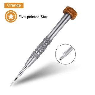 KUAIQU ชุดไขควงโลหะที่มีความแม่นยํา 5 Screwdriver แม่เหล็ก Android แอปเปิ้ล Xiaomi โทรศัพท์มือถือไขควง Repair 0.6Y T2