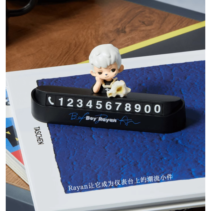 Rayan Blue Fantasy Series-Parking Number Plate Peripheral Gift