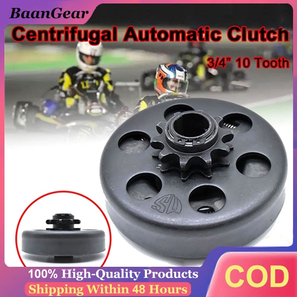 คลัทช์อัตโนมัติแรงเหวี่ยง 19มม. | เพลา 3/4 นิ้ว 12 ฟัน | สำหรับโซ่ 35 | ใช้กับโกคาร์ทและมินิไบค์ | คุณภาพสูง