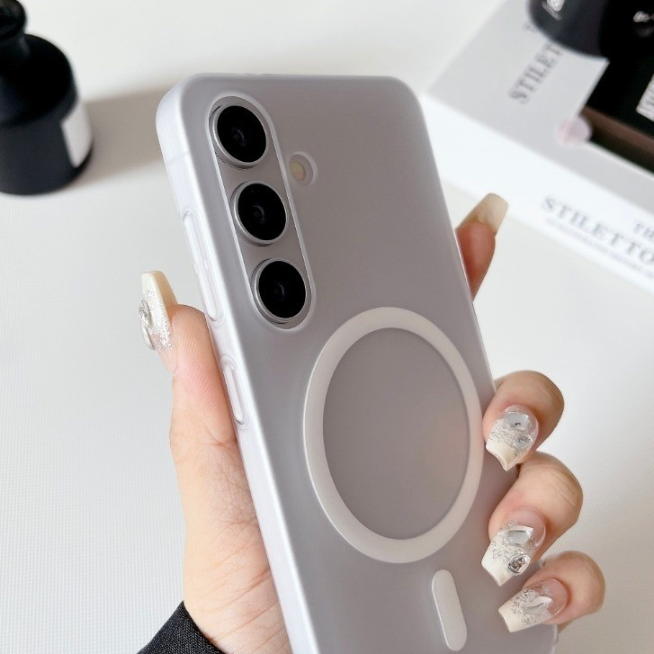 SAMSUNG Ultra PCThin Frosted A56 5Gกรณีกันกระแทกแม่เหล็กชาร์จโทรศัพท์ป้องกันกรณีเหมาะสําหรับSamsung A05 05S A06 A14 A15 A16 A25 A26 A34 A35 A36 A54 A55 A56 5g กรณี