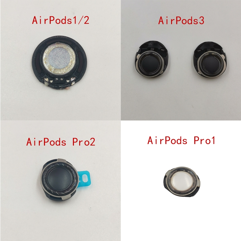 2pcs หูฟังลําโพงสําหรับ Airpods 1 2 3 1st 2nd Pro Pro1 Pro2 A1523 A1722 A2032 A2031 A2084 หูฟังลําโพง