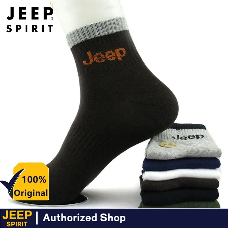 JEEP SPIRIT ถุงเท้ายาวปานกลางสำหรับผู้ชาย