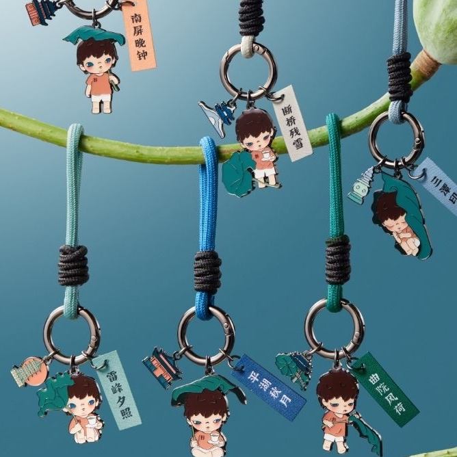 Hirono Ono Hangzhou Limited Mystery Box Pendant Tea Breath Yohang กระเป๋าสะพายไหล่ถ้วยตู้เย็นแม่เหล็ก