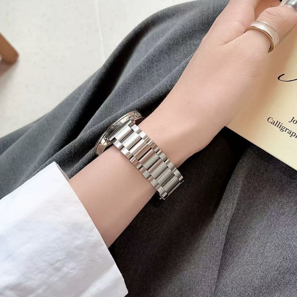 สําหรับนาฬิกา OPPO X | X2 | มินิมินิ | 4Pro สายคล้องสายโลหะสร้อยข้อมือสแตนเลสเปลี่ยนสายรัดข้อมือกีฬาสําหรับ OPPO Watch - รูปที่ 7