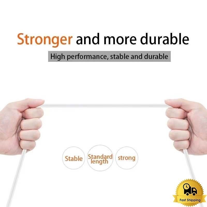 【รับประกัน 1 ปี】สายชาร์จ Micro USB Fast Charging 3A ยาว 1/2/3 /5/10เมตร โทรศัพท์มือถือ ชาร์จแบตและถ่ายโอนข้อมูลได้ - รูปที่ 4