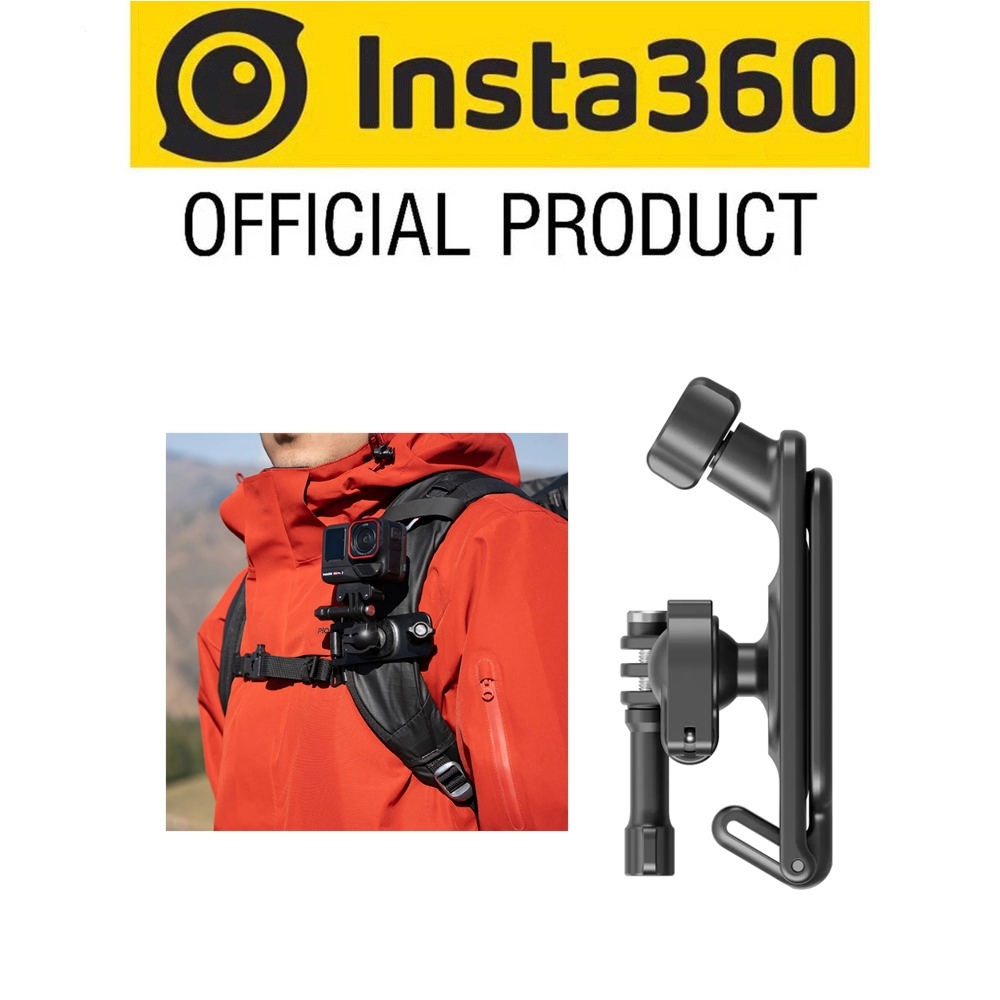 Insta360 กระเป๋าเป้สะพายหลังคลิปสําหรับ Insta360 X5 Ace Pro 2GO 3SX4Ace ProAceGO 3X3ONE X2