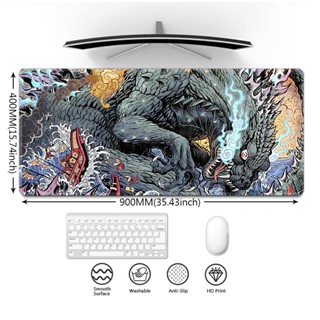 แผ่นรองเมาส์สําหรับเล่นเกมญี่ปุ่น God Of Destruction Godzill…