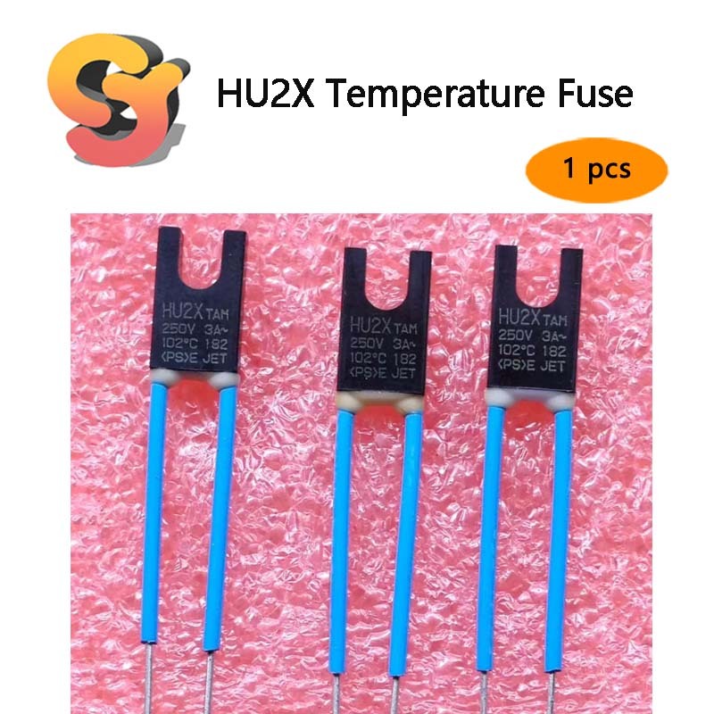 [อุปทานพร้อมสต็อก] 1 ชิ้น HU2X 102 องศา 250V TAM ฟิวส์ความร้อน HU3X/HU4X/HU5X/HU0F Hot Melt Breaker