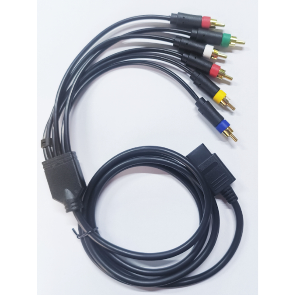 Nslikey สายเคเบิล RGB RGBS สําหรับคอนโซล Nintendo 64 N64 SFC SNES NGC RGB