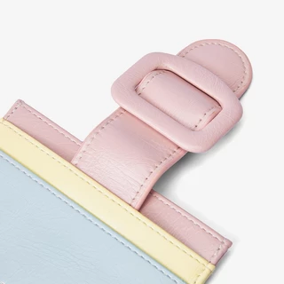 BOSTANTEN Icecream wallet กระเป๋าใส่บัตรหนัง PU ผู้หญิง ใส่บัตรหลายช่อง ใบเล็ก พกพาง่าย ใช้ได้ทุกวัน