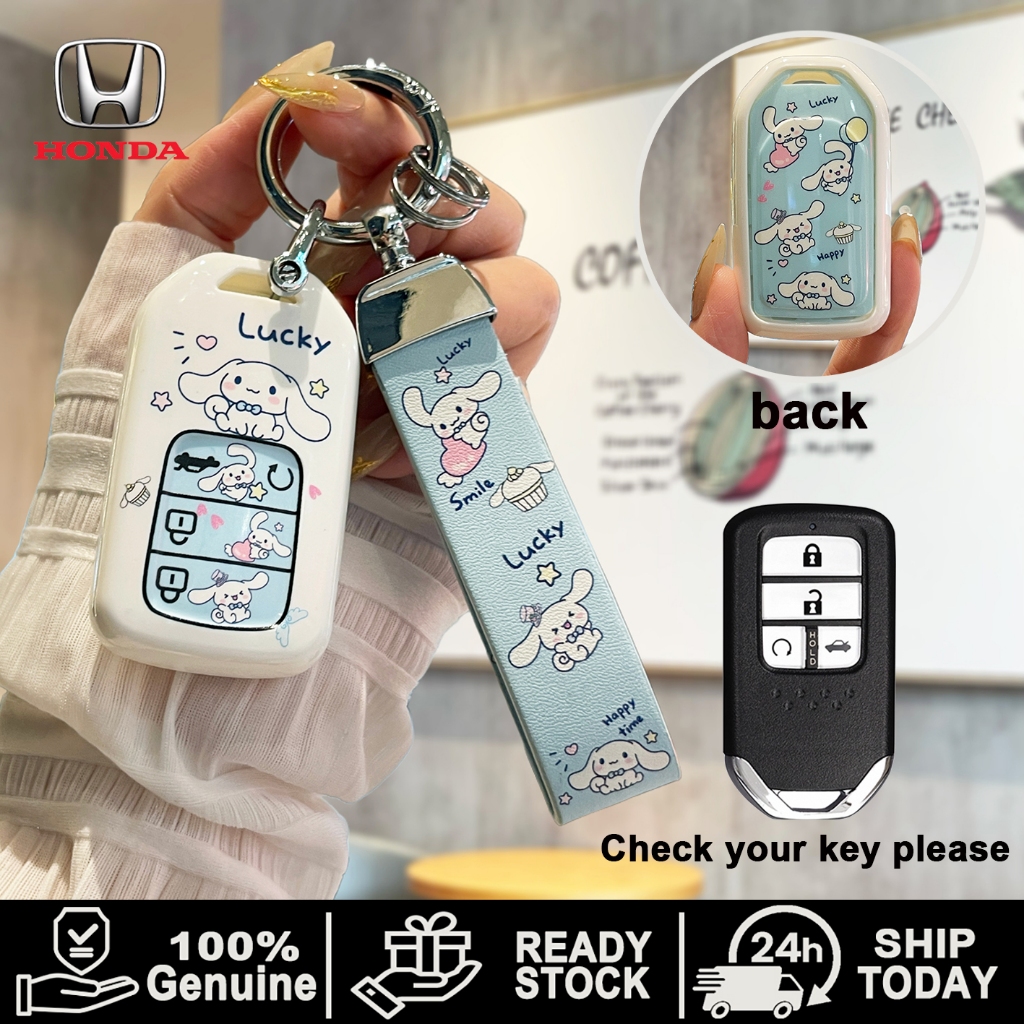 เคสกุญแจ Honda City Civic Jazz BRV BR-V TPU ฝาครอบกุญแจรีโมทปลอก