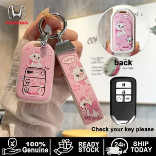 ฝาครอบกุญแจรถฮอนด้าเหมาะสําหรับ Honda civic G10/civic elx/civic ex/city TPU พวงกุญแจรถ