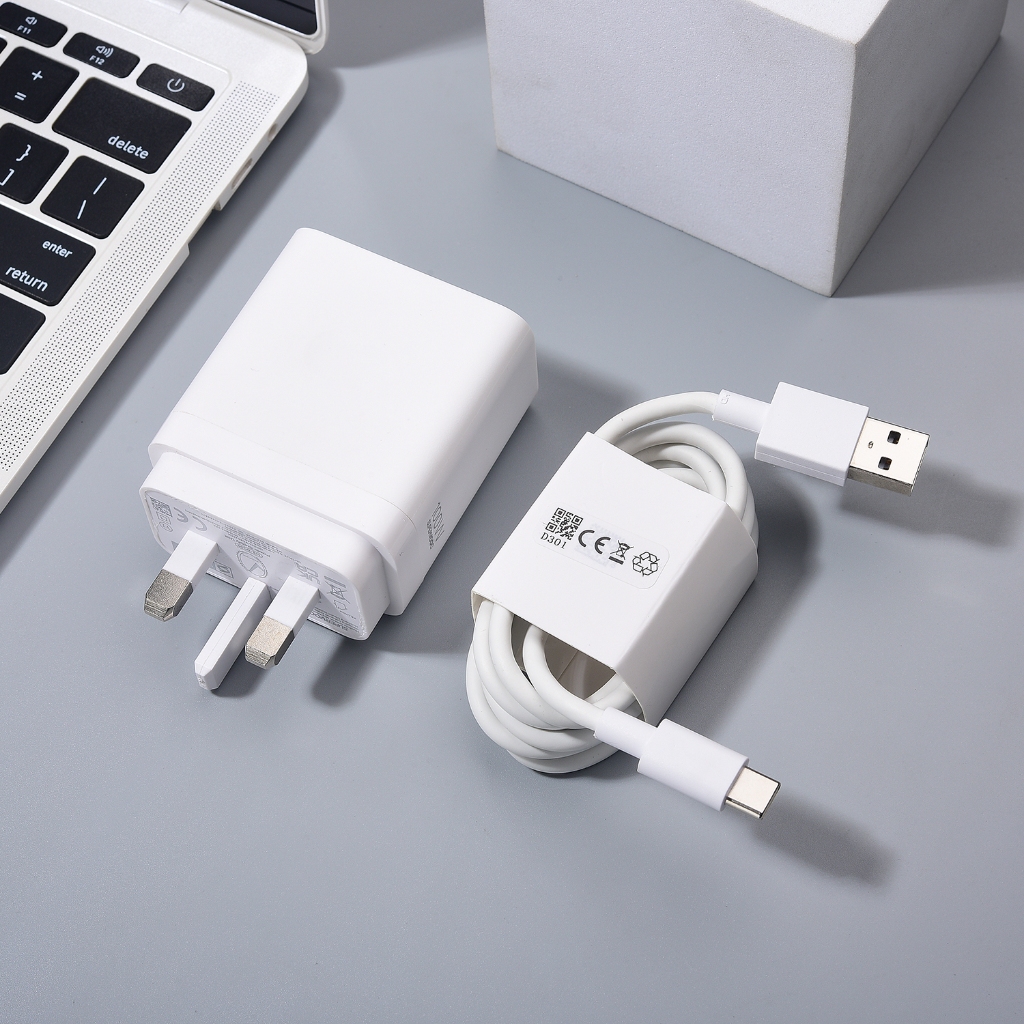OPPO ค้นหา X8 X7 Ultra 100W UK Charger Original SuperVooc Fast Charging Wall Power Adapter สาย USB C